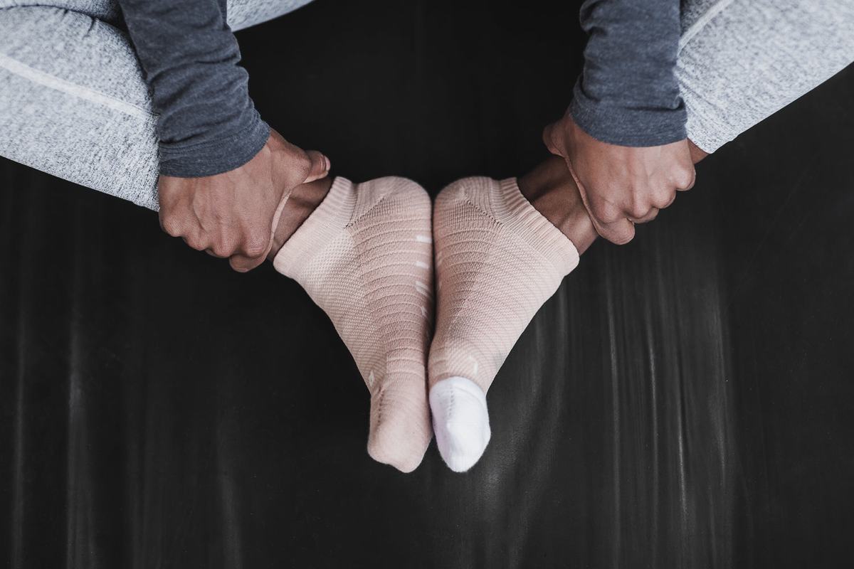 Chaussettes Nobull Low Homme Rose Blanche | HC5061487