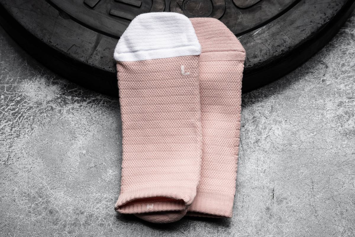 Chaussettes Nobull Low Homme Rose Blanche | HC5061487