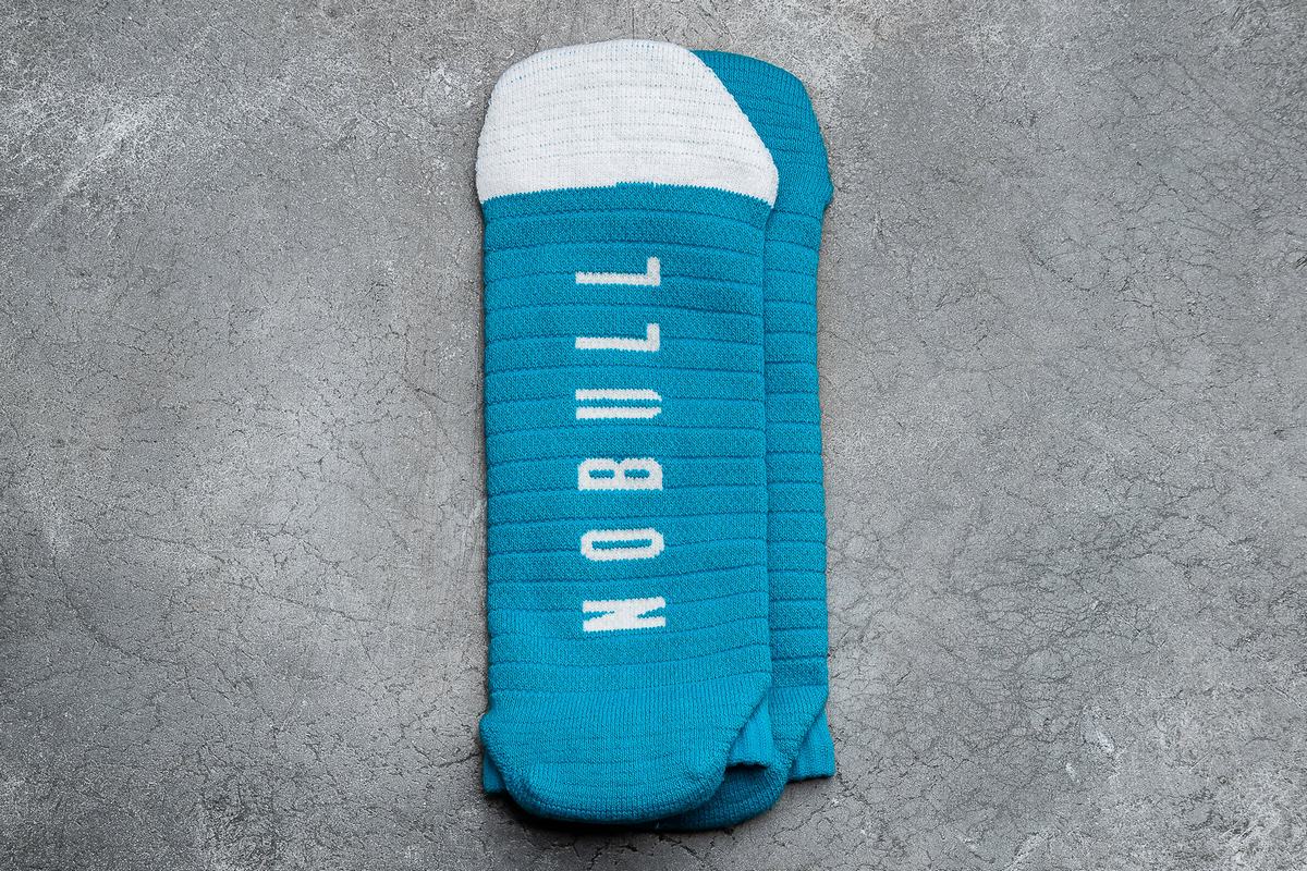 Chaussettes Nobull Low Neon Homme Bleu Blanche | OK2738690