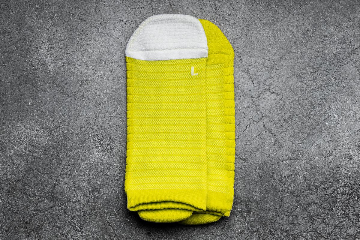 Chaussettes Nobull Low Neon Homme Jaune Blanche | DN1658203