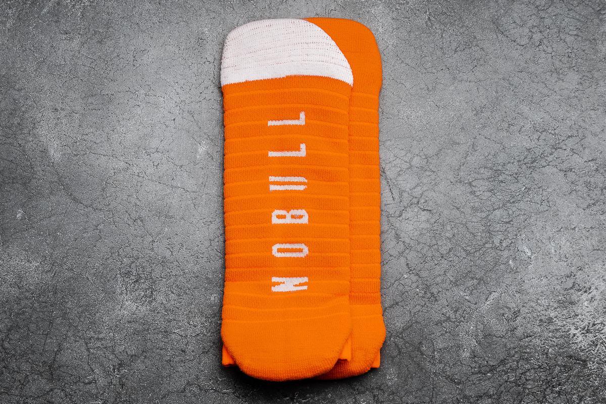 Chaussettes Nobull Low Neon Homme Orange Blanche | OG9574631