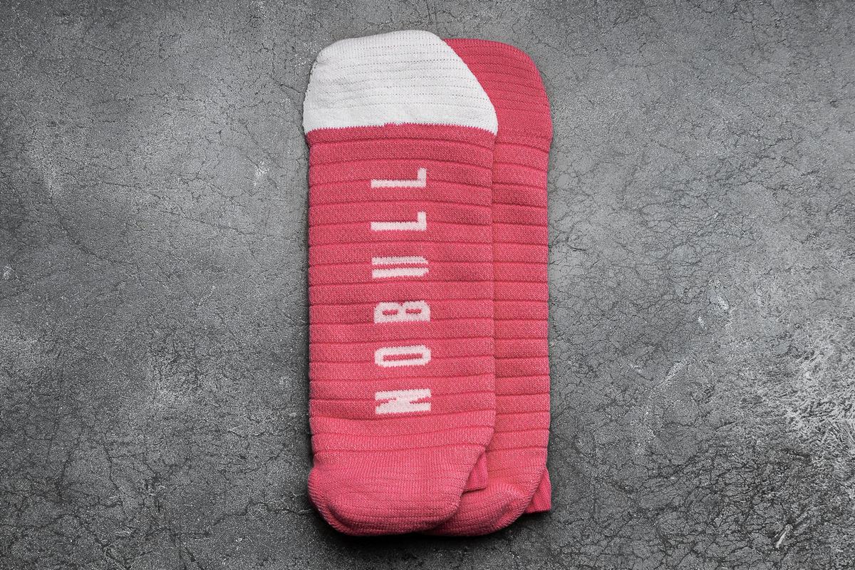 Chaussettes Nobull Low Neon Homme Rose Blanche | LG9250416