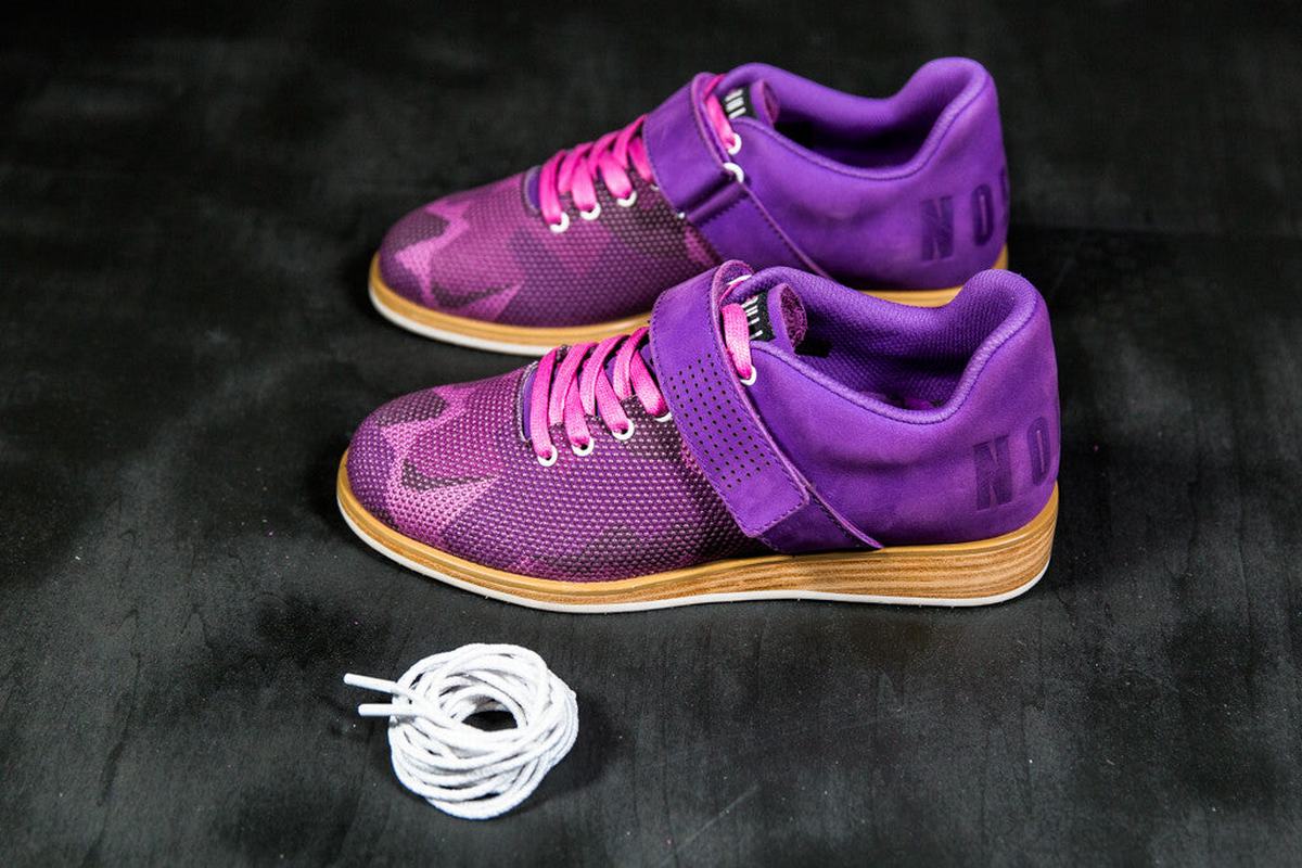 Chaussure Halterophilie Nobull Femme Violette Camouflage | PT9057682