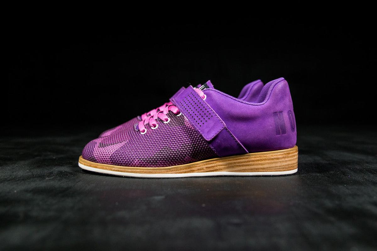 Chaussure Halterophilie Nobull Femme Violette Camouflage | PT9057682