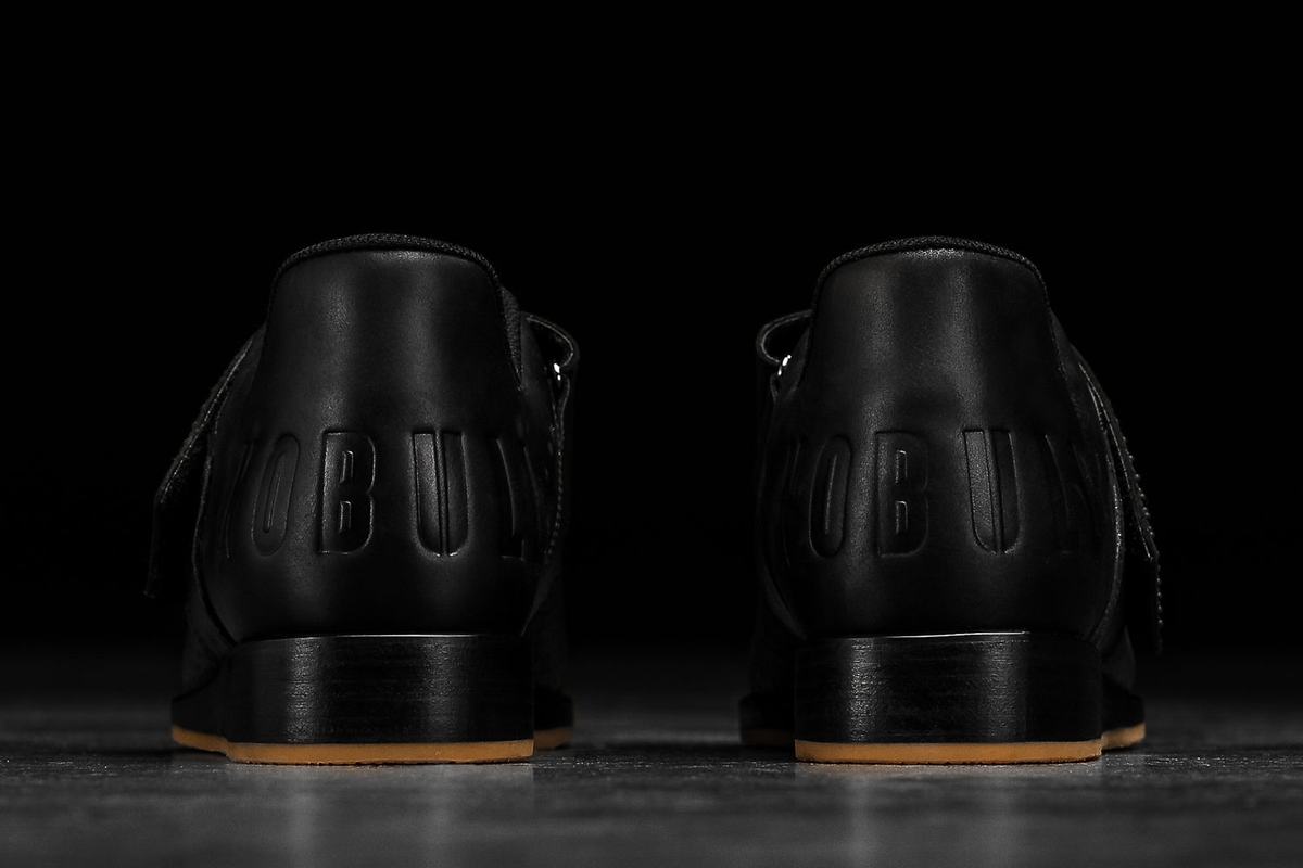 Chaussure Halterophilie Nobull Leather Homme Noir | EG9154280