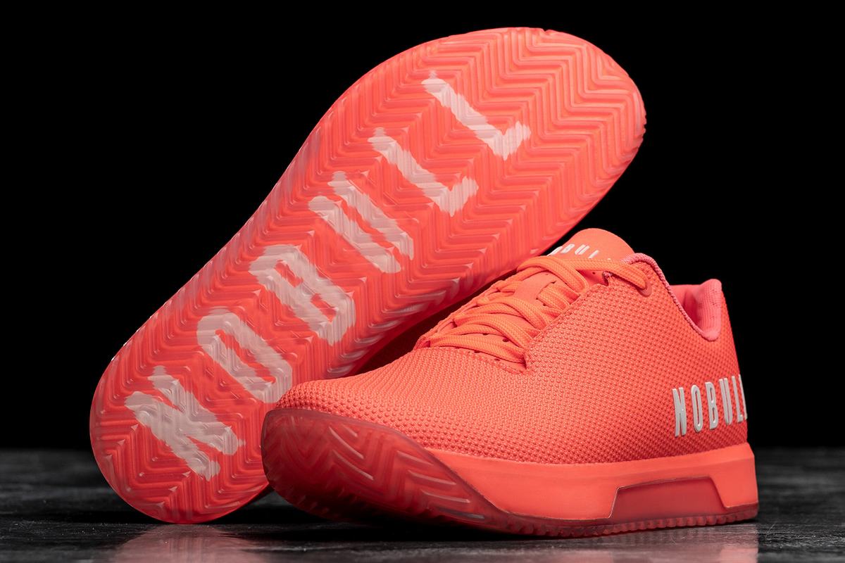 Chaussures Crossfit Nobull Superfabric Crossfit® Neon Trainer Femme Corail | HA6387452
