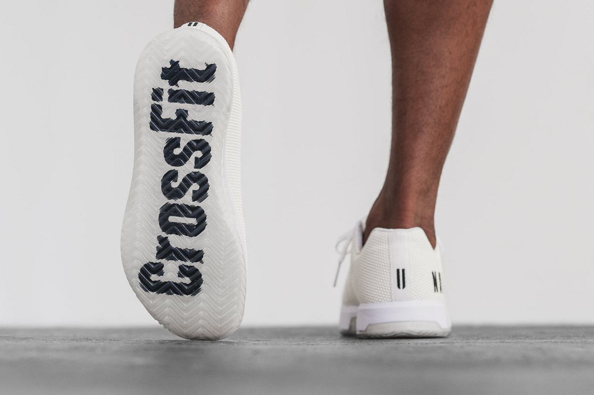 Chaussures Crossfit Nobull Superfabric Crossfit® Trainer Homme Blanche | HT4672519