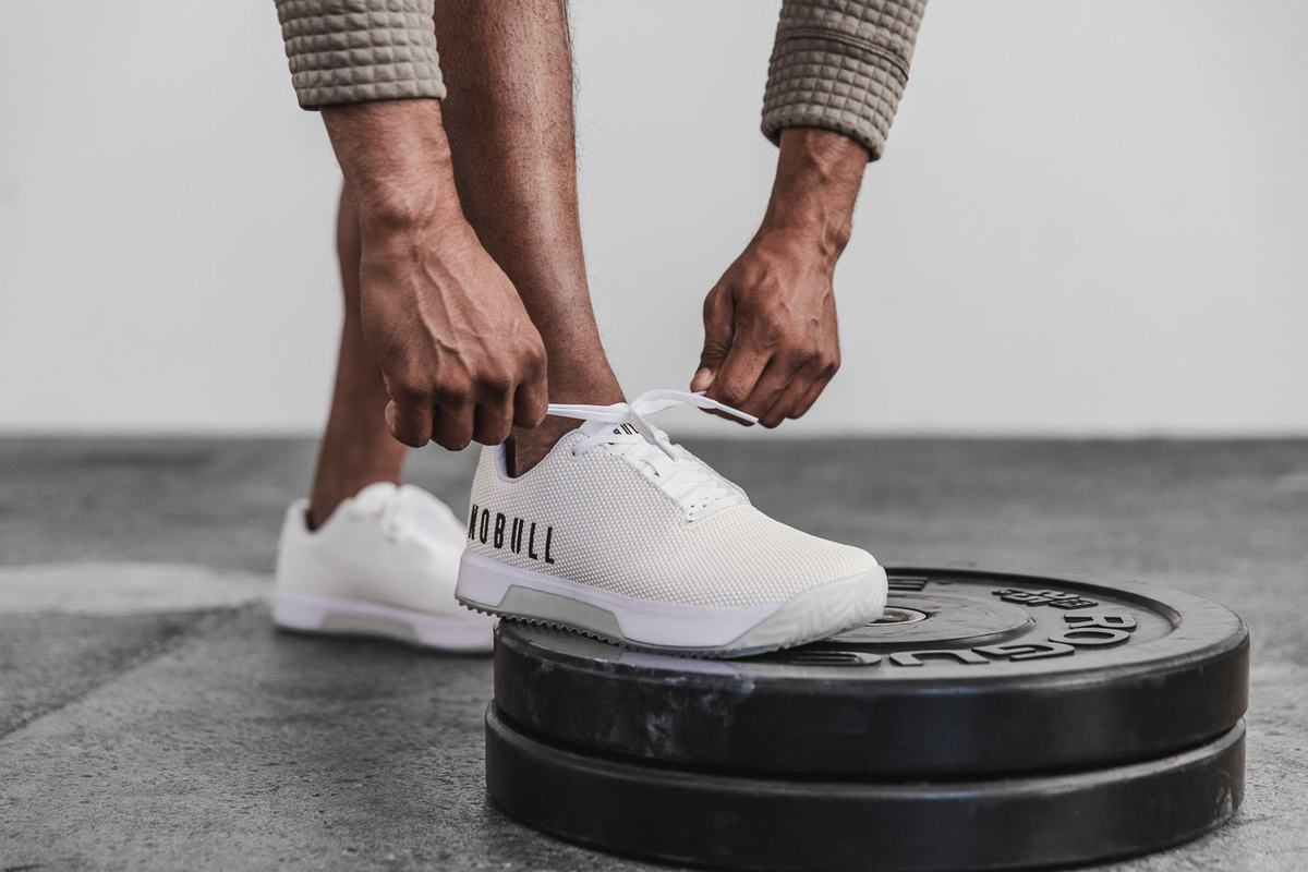Chaussures Crossfit Nobull Superfabric Crossfit® Trainer Homme Blanche | HT4672519