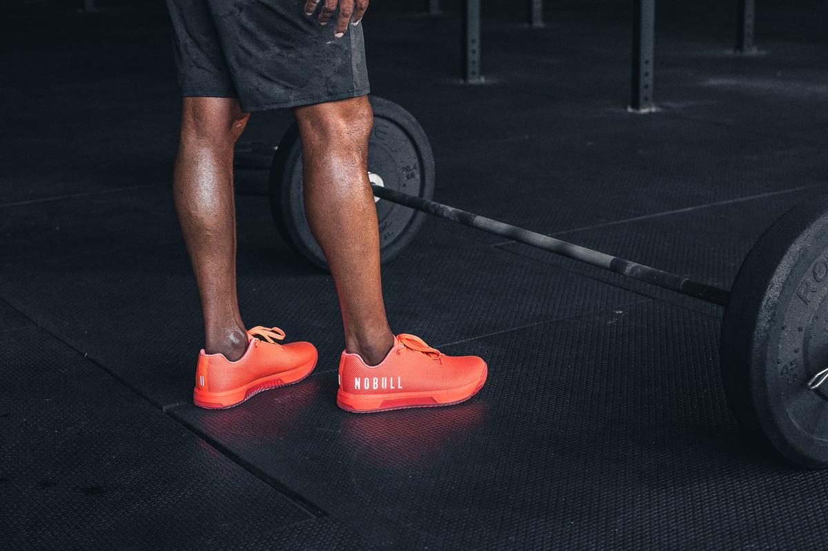 Chaussures Crossfit Nobull Superfabric Crossfit® Neon Trainer Homme Corail | YF8093475