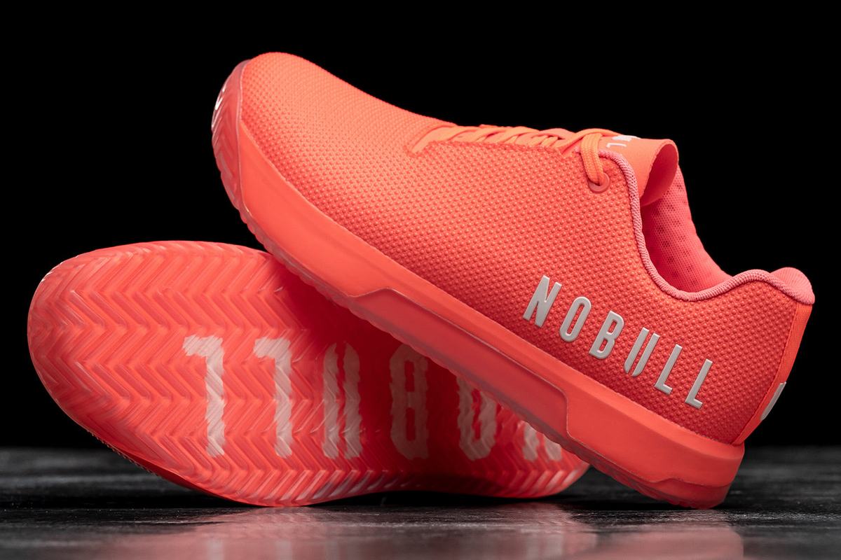 Chaussures Crossfit Nobull Superfabric Crossfit® Neon Trainer Homme Corail | YF8093475