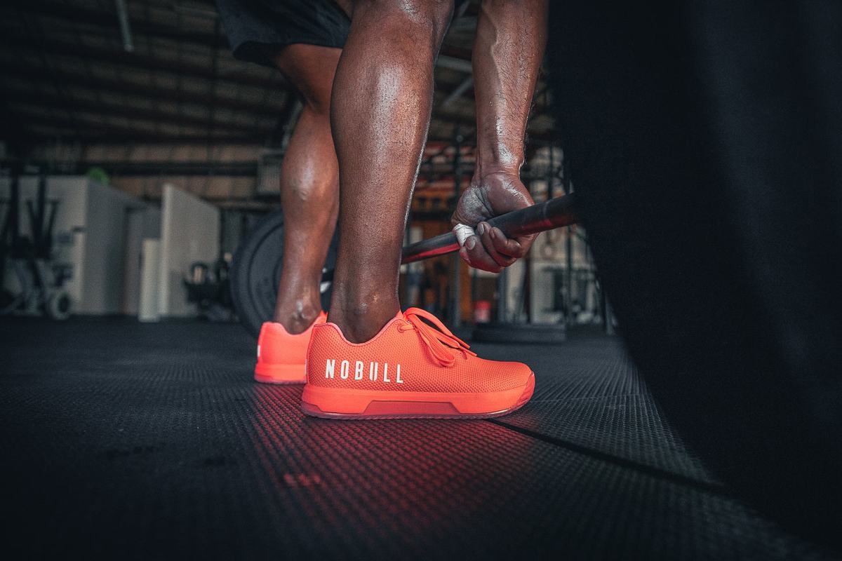 Chaussures Crossfit Nobull Superfabric Crossfit® Neon Trainer Homme Corail | YF8093475