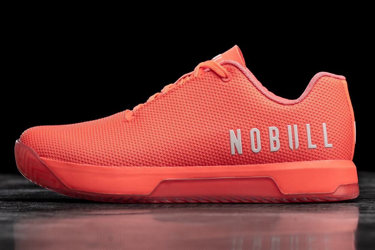 Chaussures Crossfit Nobull Superfabric Crossfit® Neon Trainer Homme Corail | YF8093475