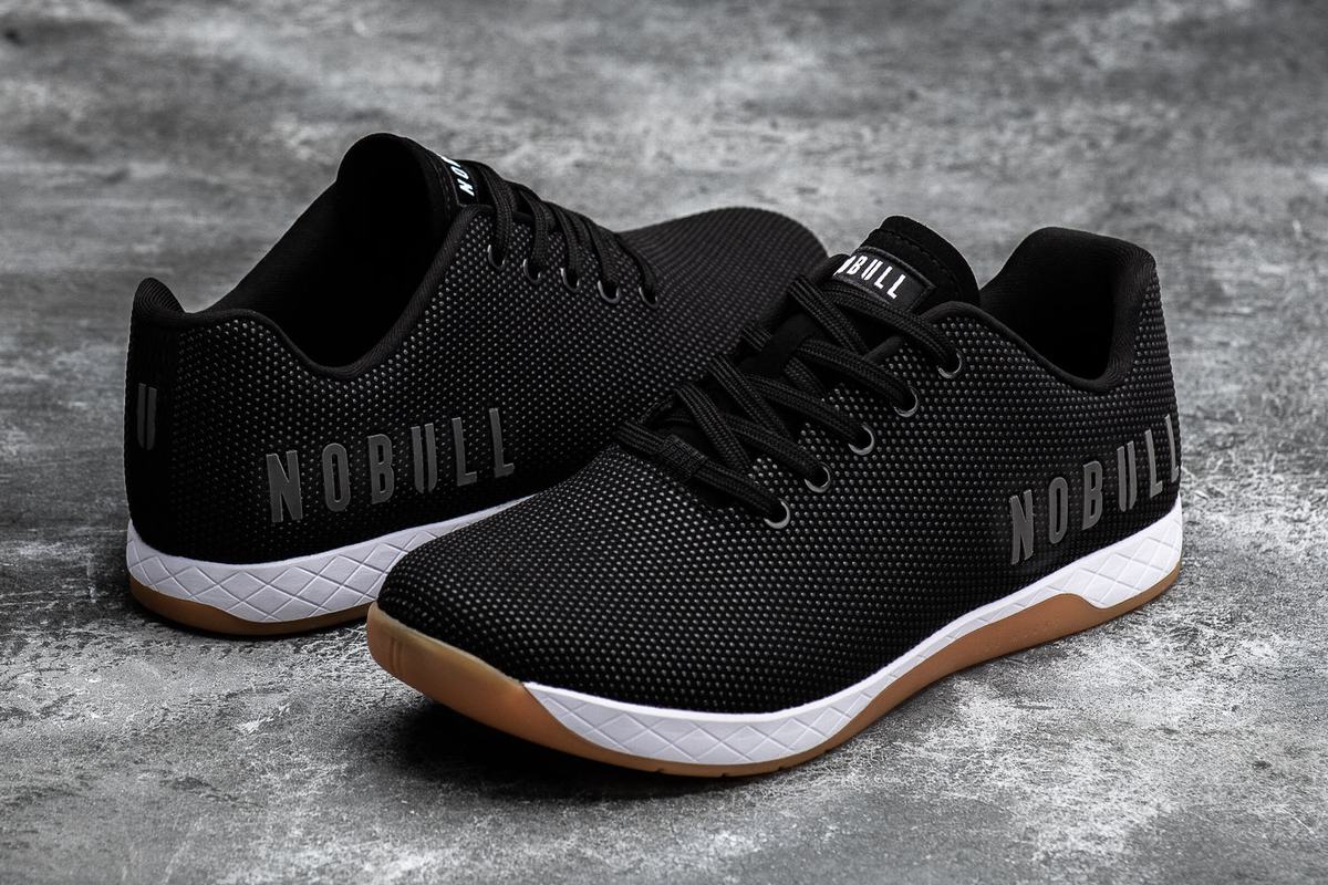 Chaussures Crossfit Nobull Superfabric Trainer Femme Noir Blanche | KJ8679250