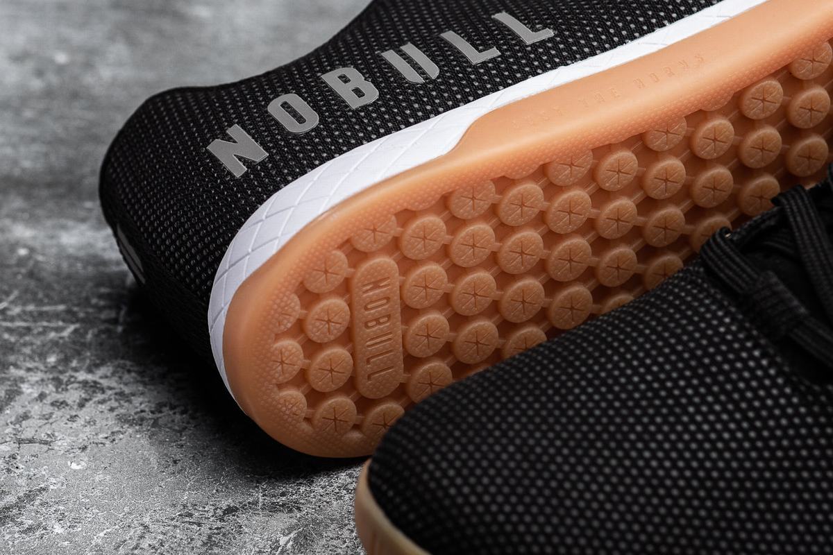 Chaussures Crossfit Nobull Superfabric Trainer Homme Noir Blanche | OY2985143