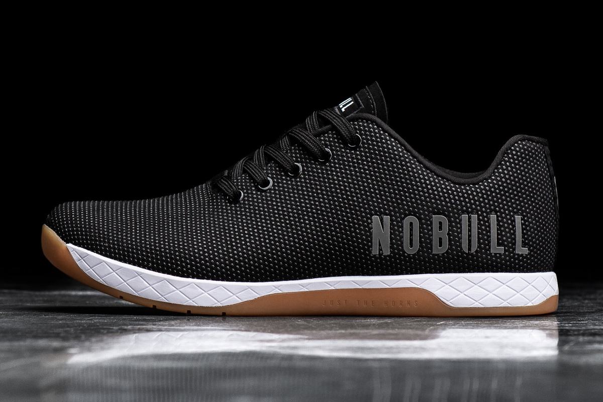 Chaussures Crossfit Nobull Superfabric Trainer Homme Noir Blanche | OY2985143