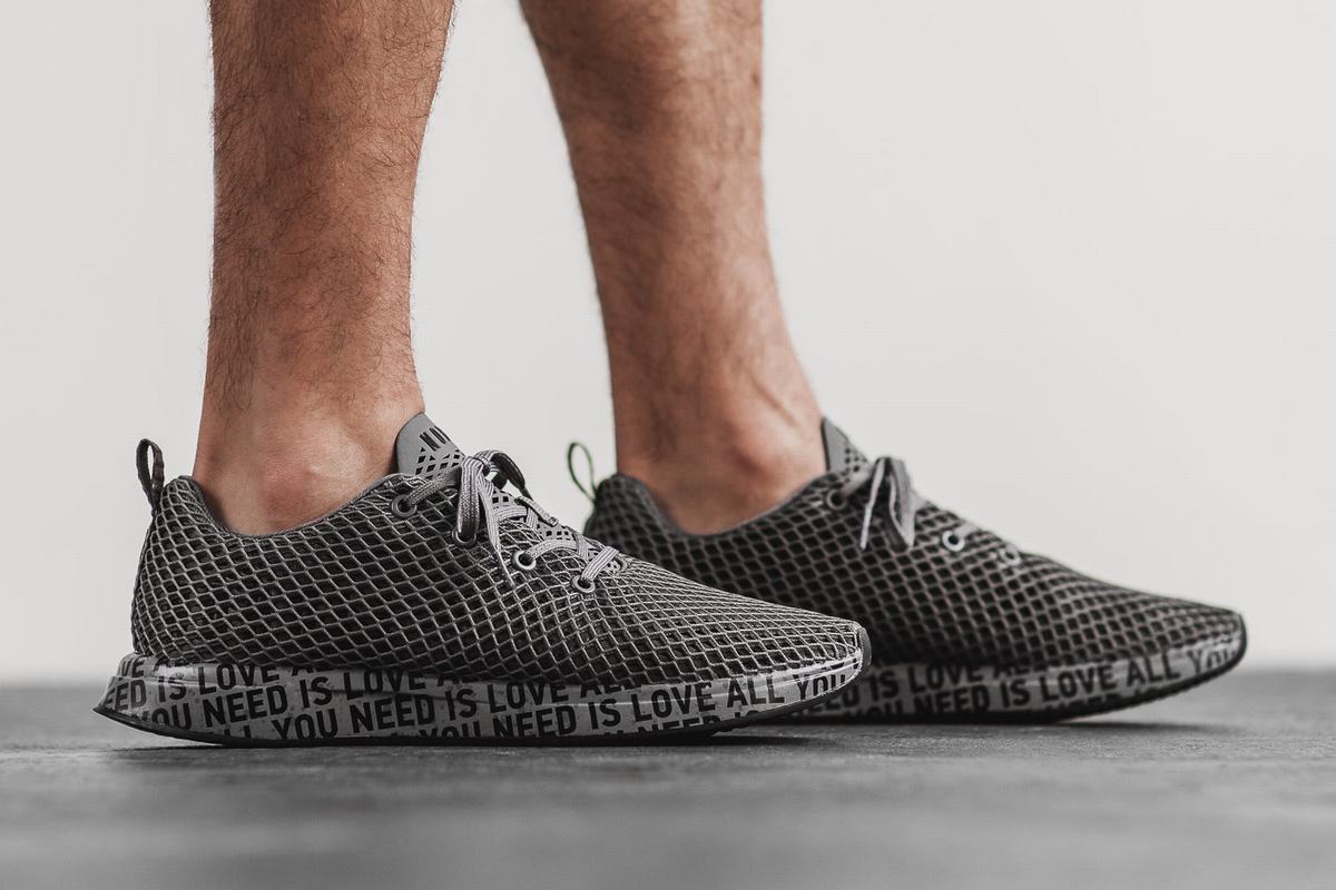 Chaussures Running Nobull All You Need Is Love Mesh Runner Homme Grise Foncé | CB9362740