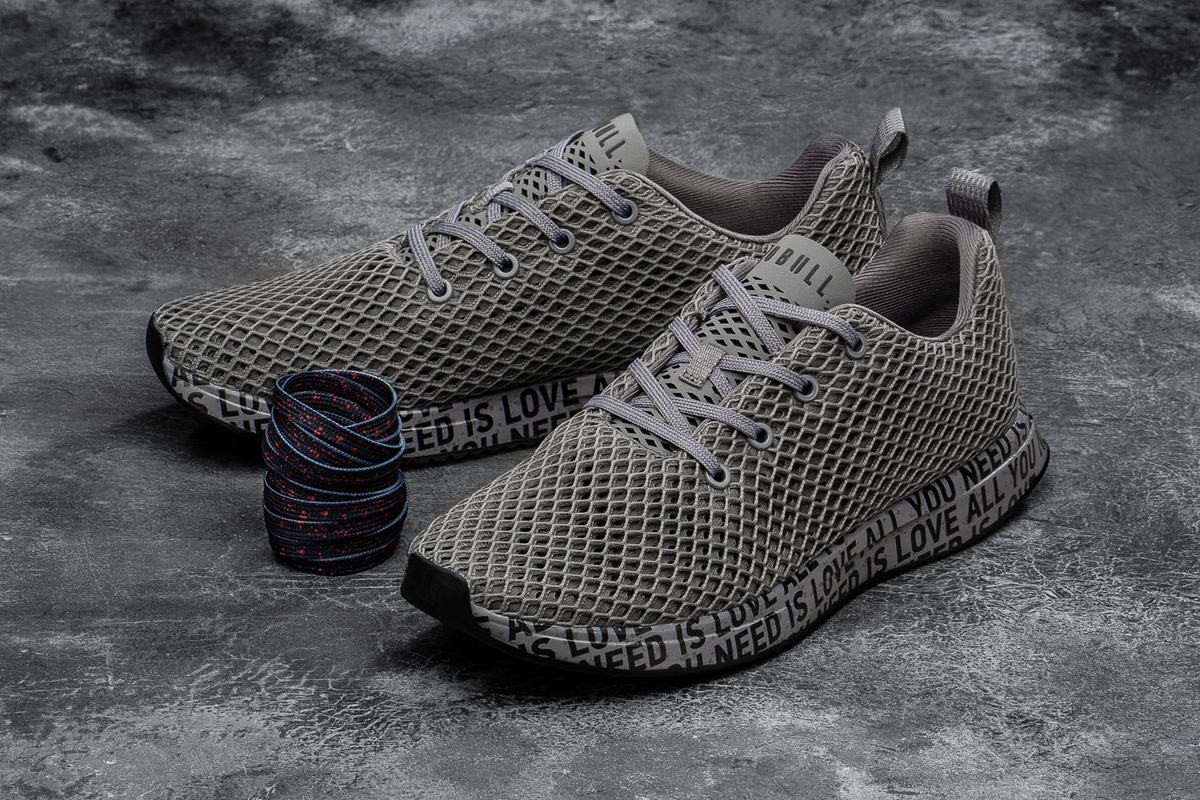 Chaussures Running Nobull All You Need Is Love Mesh Runner Homme Grise Foncé | CB9362740