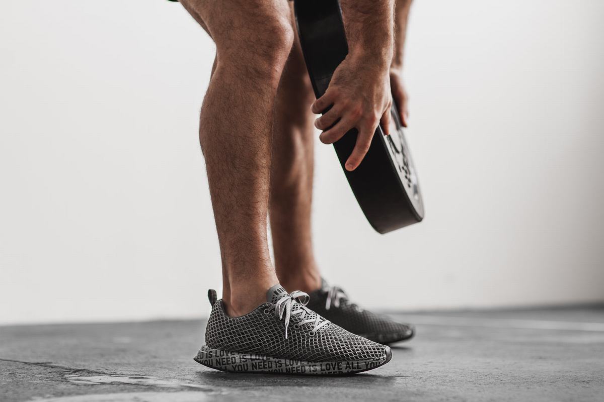 Chaussures Running Nobull All You Need Is Love Mesh Runner Homme Grise Foncé | CB9362740