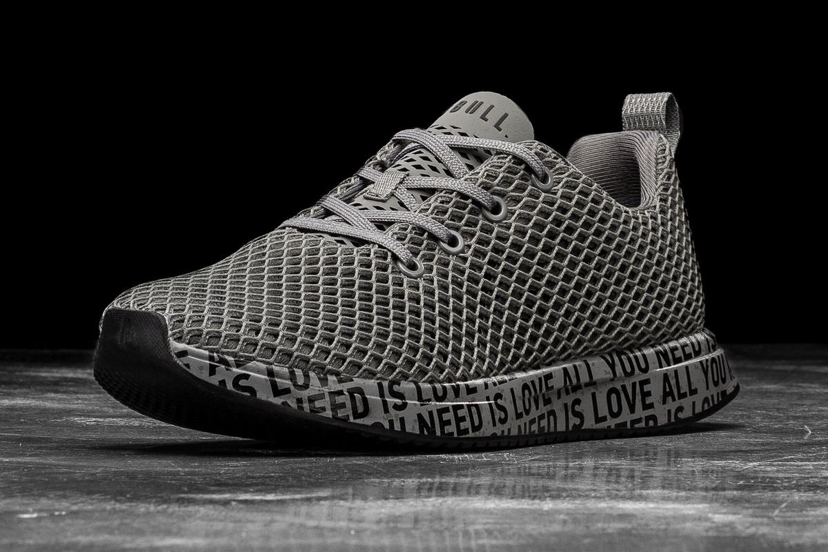 Chaussures Running Nobull All You Need Is Love Mesh Runner Homme Grise Foncé | CB9362740