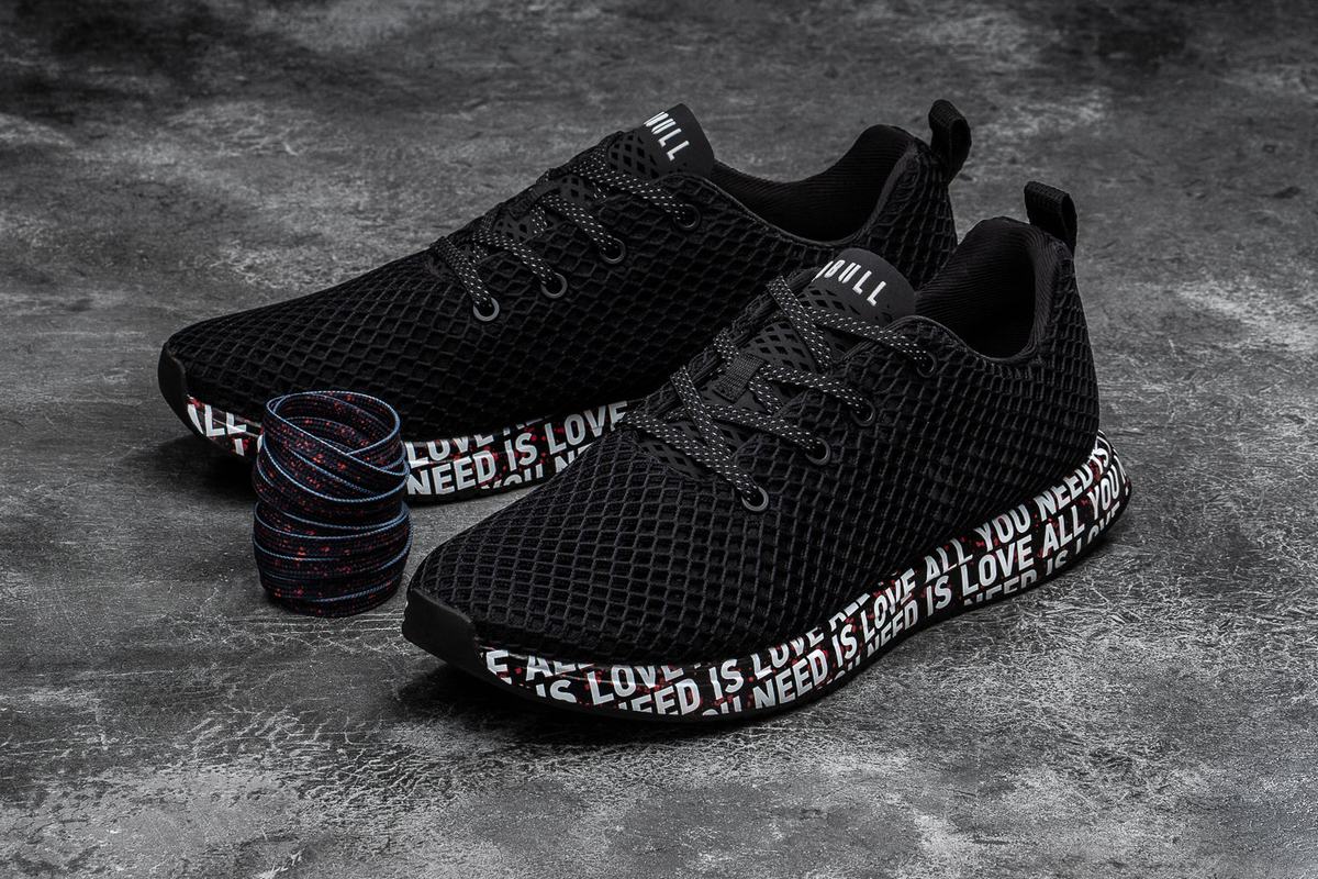 Chaussures Running Nobull All You Need Is Love Mesh Runner Homme Noir | SE0214586