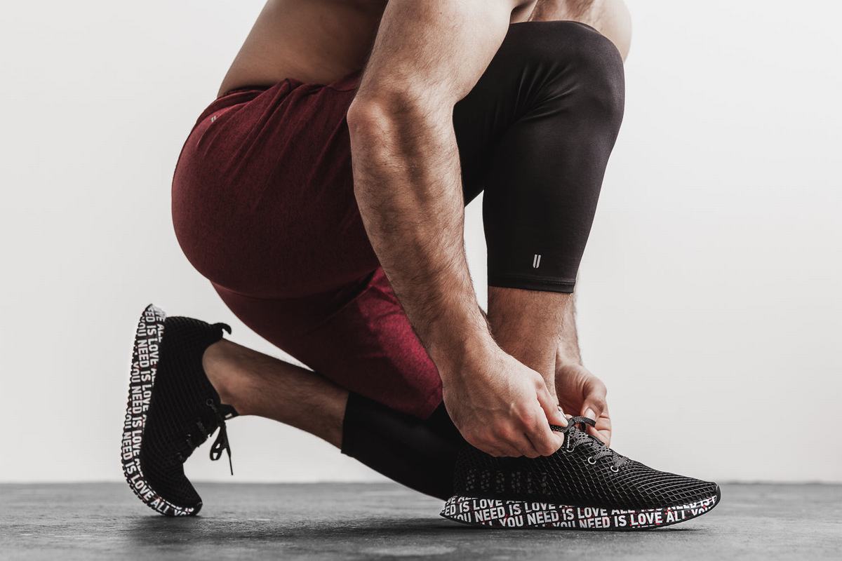Chaussures Running Nobull All You Need Is Love Mesh Runner Homme Noir | SE0214586