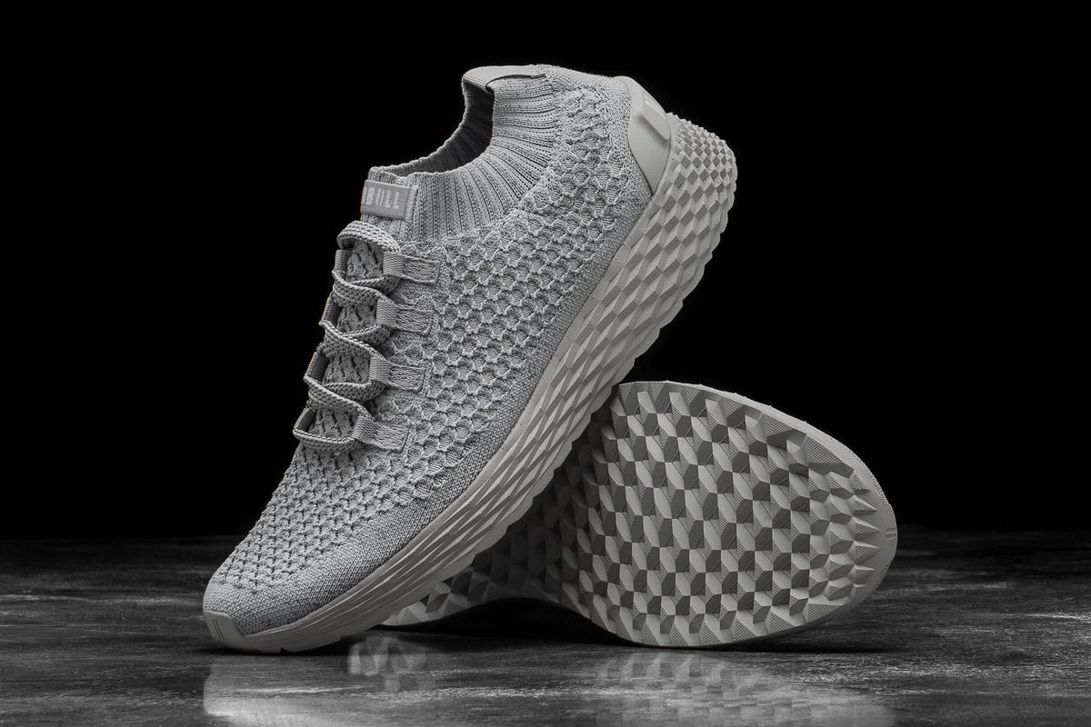 Chaussures Running Nobull Arctic Knit Runner Femme Grise | LN6512984