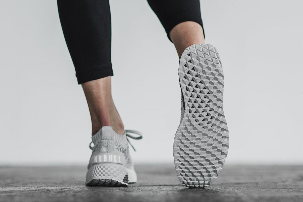 Chaussures Running Nobull Arctic Knit Runner Femme Grise | LN6512984