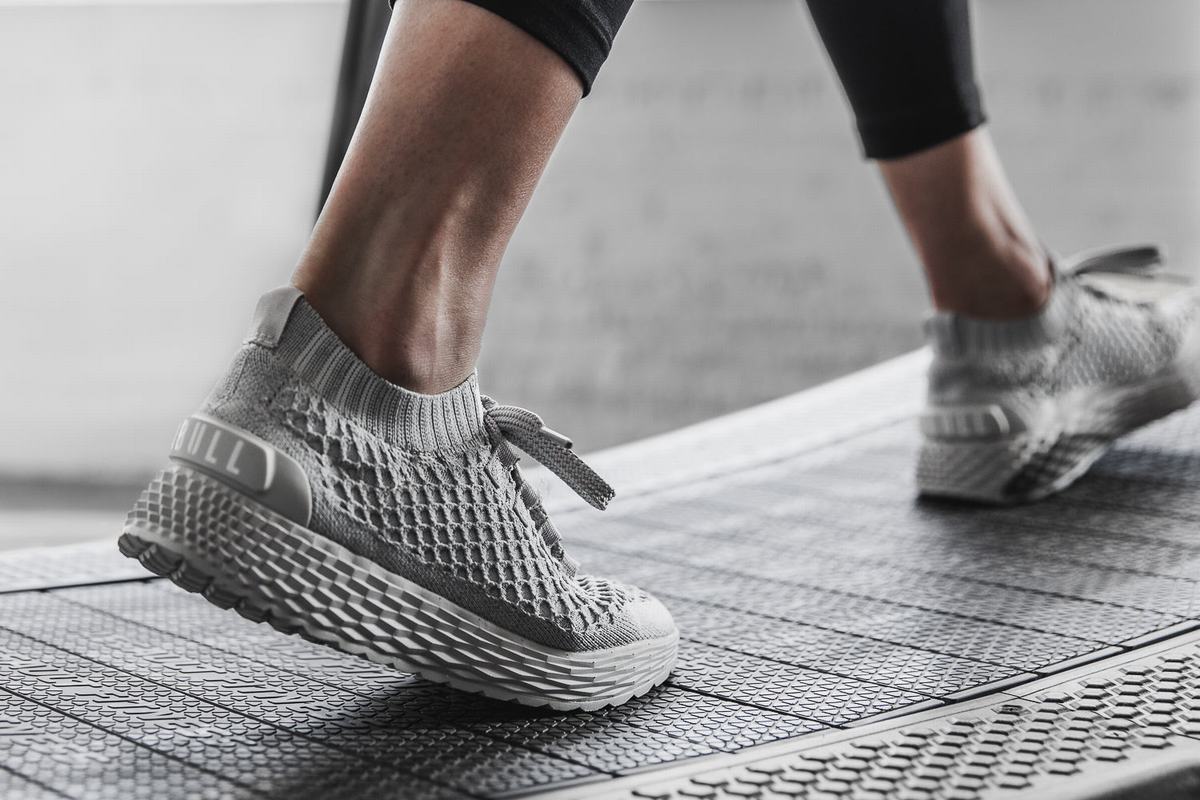 Chaussures Running Nobull Arctic Knit Runner Femme Grise | LN6512984