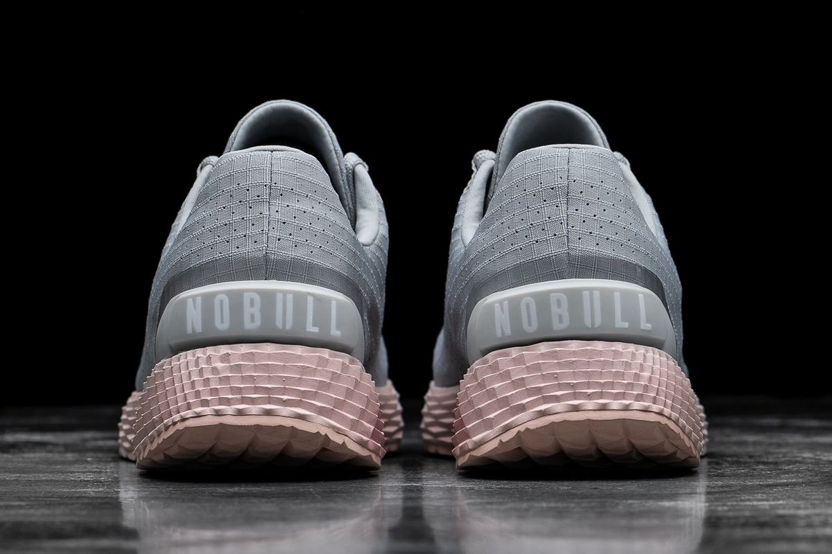 Chaussures Running Nobull Arctic Ripstop Runner Femme Grise Rose | FK0136942