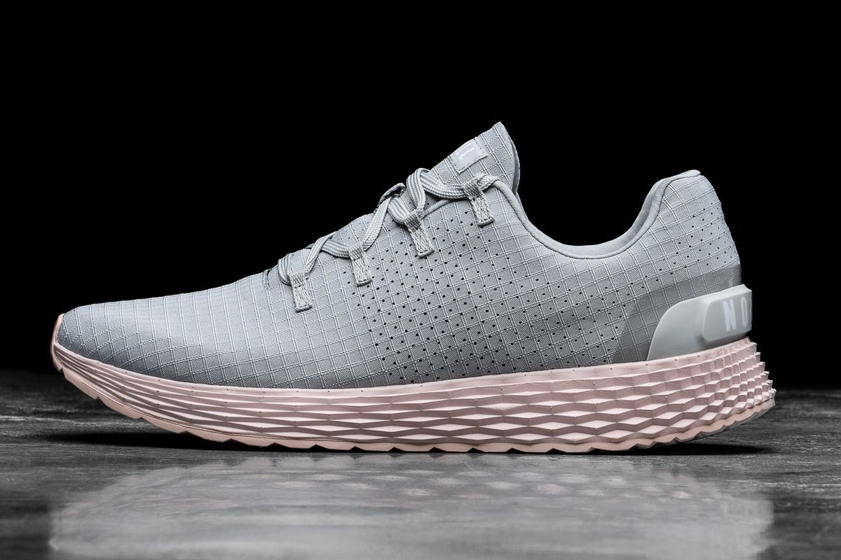 Chaussures Running Nobull Arctic Ripstop Runner Femme Grise Rose | FK0136942