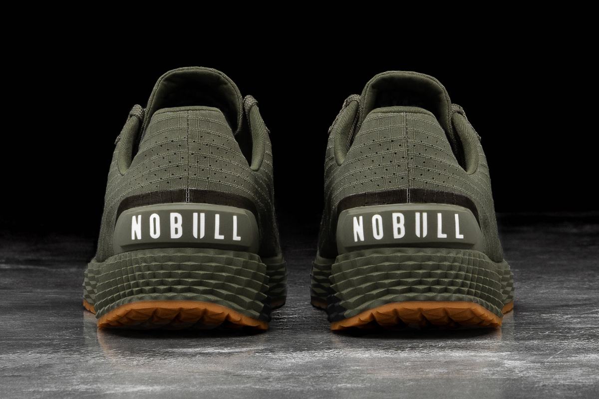 Chaussures Running Nobull Army Ripstop Runner Femme Vert Olive | BO5034812
