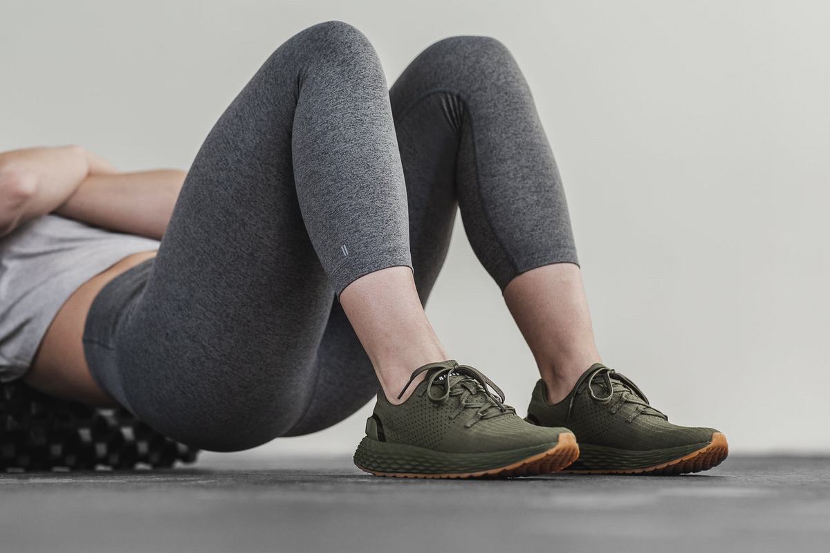 Chaussures Running Nobull Army Ripstop Runner Femme Vert Olive | BO5034812