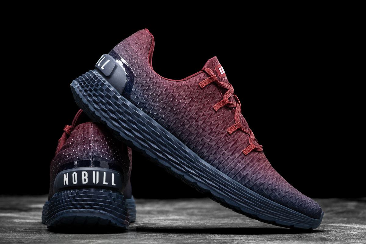 Chaussures Running Nobull Atlantic Ripstop Runner Homme Rouge Foncé | FU7852961
