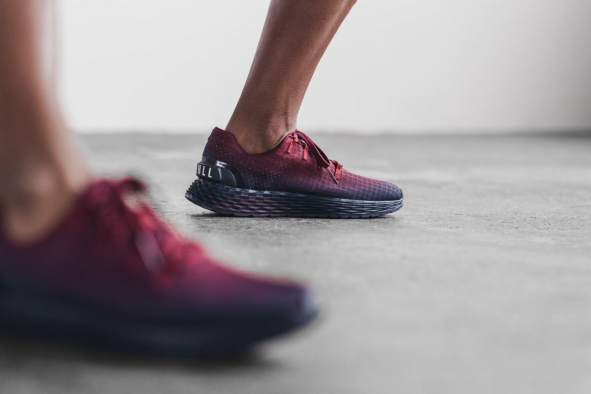 Chaussures Running Nobull Atlantic Ripstop Runner Femme Rouge Foncé | SJ7316984