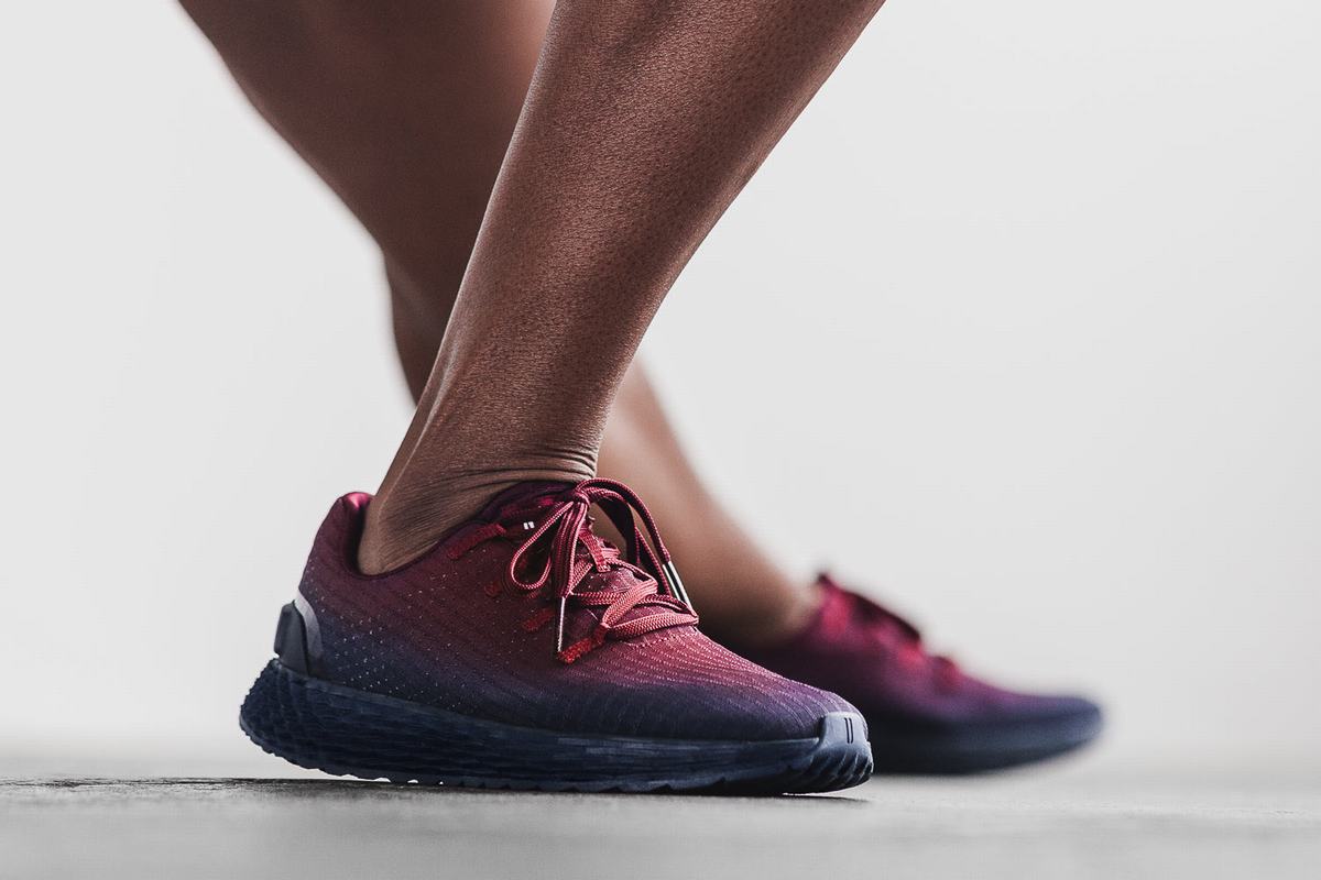 Chaussures Running Nobull Atlantic Ripstop Runner Femme Rouge Foncé | SJ7316984