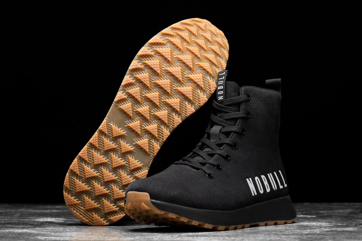 Chaussures Running Nobull Canvas Utility Trail Runner Homme Noir | IS1652947