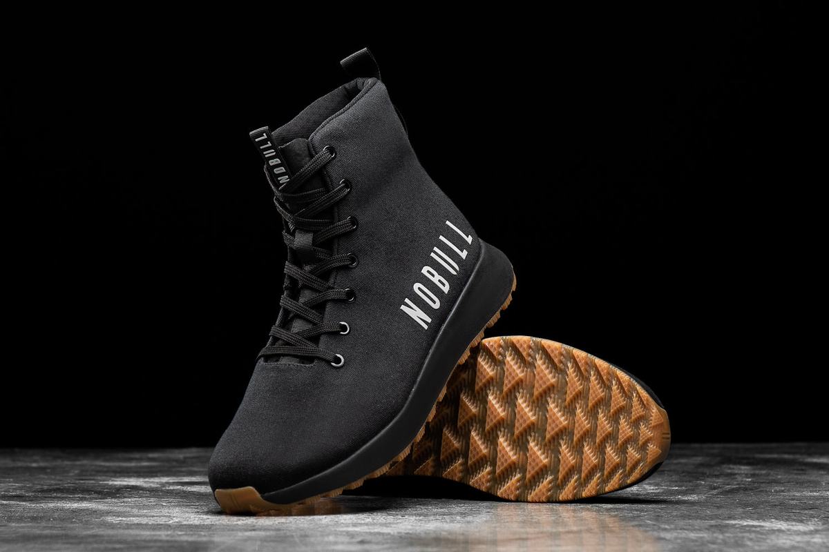 Chaussures Running Nobull Canvas Utility Trail Runner Homme Noir | IS1652947
