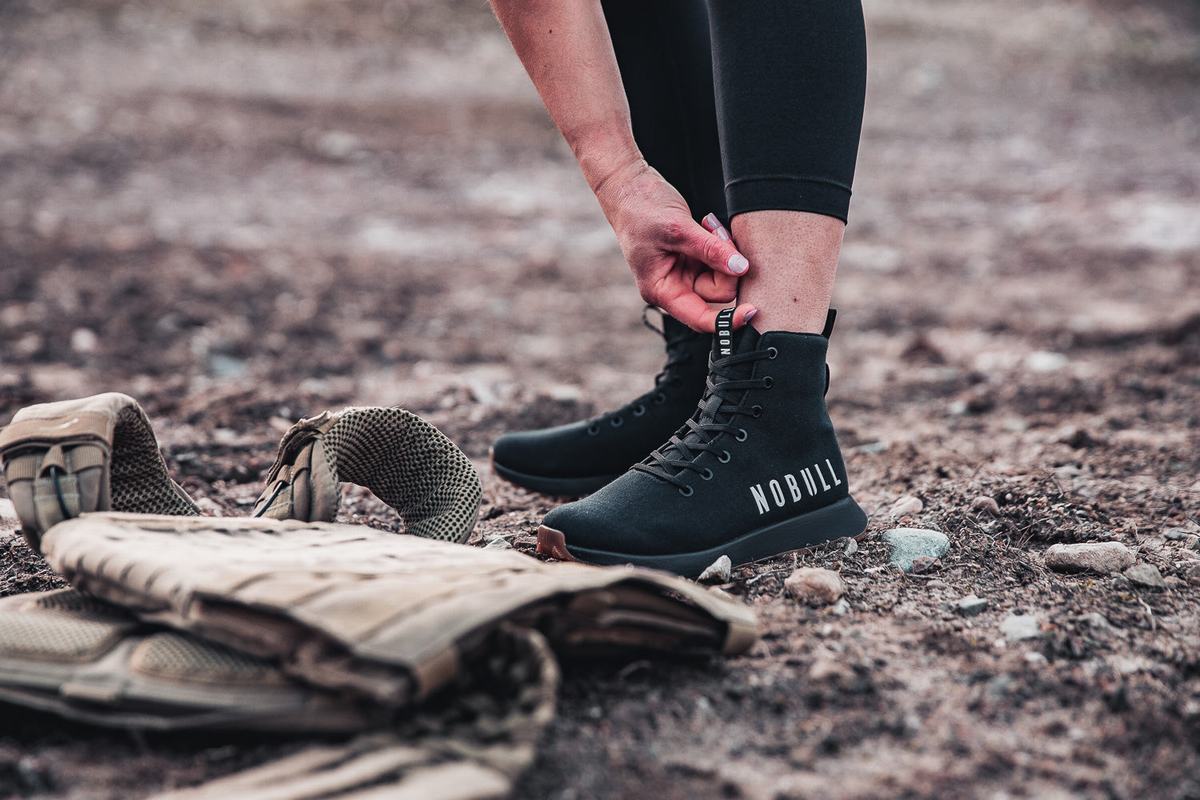 Chaussures Running Nobull Canvas Utility Trail Runner Femme Noir | UH4723950