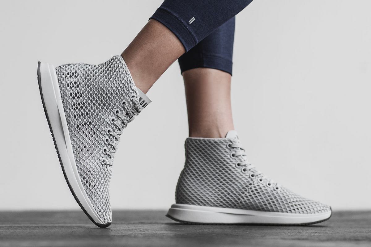 Chaussures Running Nobull High-Top Arctic Mesh Runner Femme Grise | ZO1370249