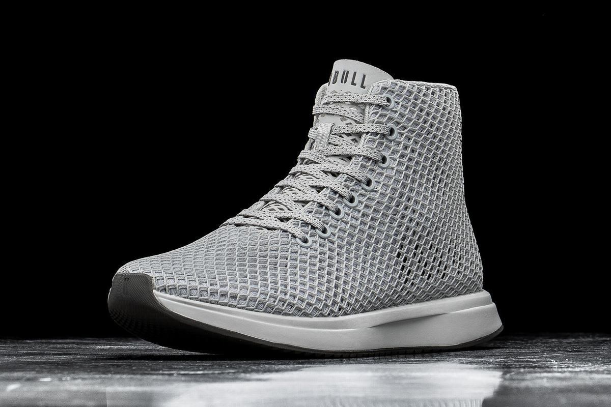 Chaussures Running Nobull High-Top Arctic Mesh Runner Femme Grise | ZO1370249