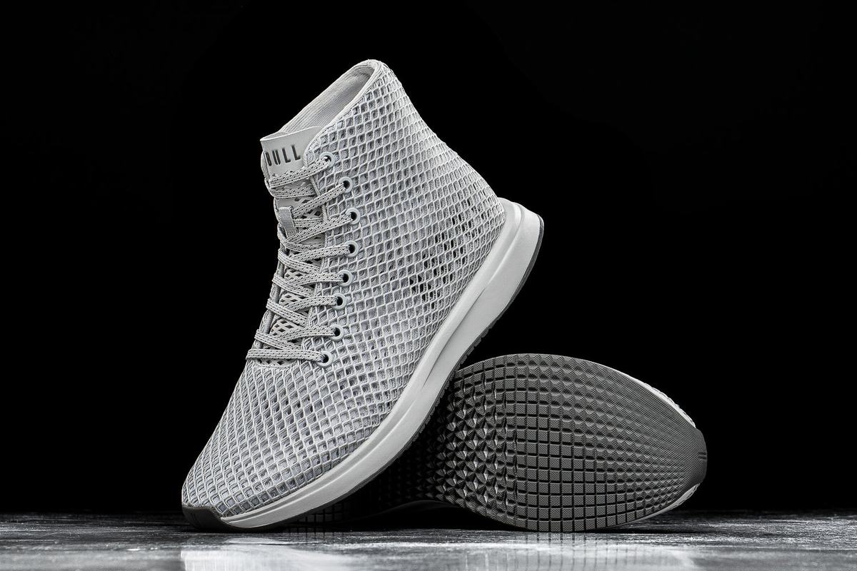 Chaussures Running Nobull High-Top Arctic Mesh Runner Femme Grise | ZO1370249