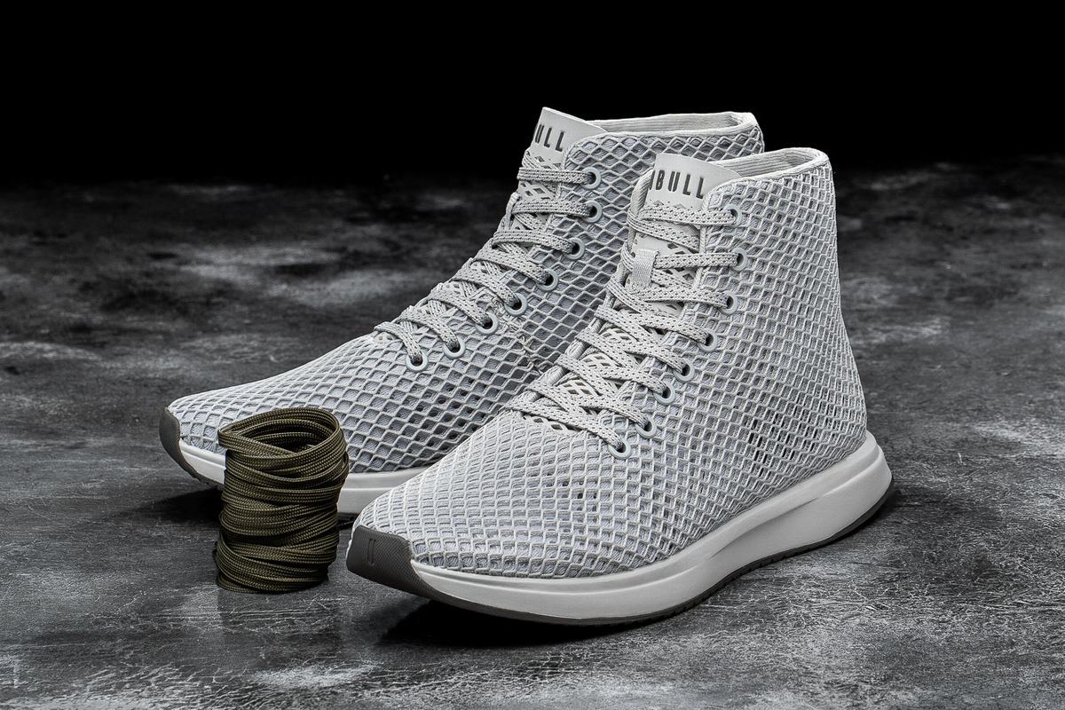 Chaussures Running Nobull High-Top Arctic Mesh Runner Femme Grise | ZO1370249