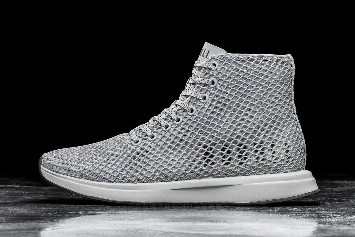 Chaussures Running Nobull High-Top Arctic Mesh Runner Femme Grise | ZO1370249