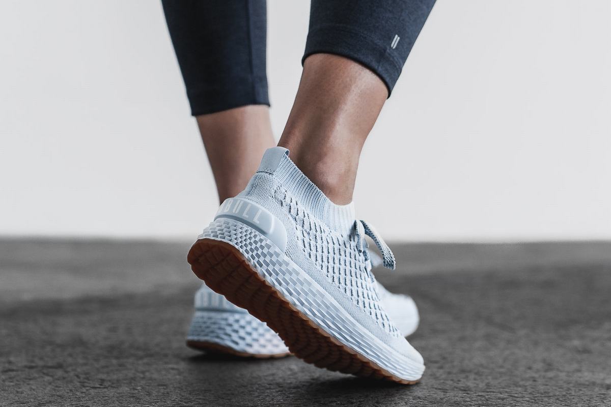Chaussures Running Nobull Knit Runner Femme Bleu | AI4592706