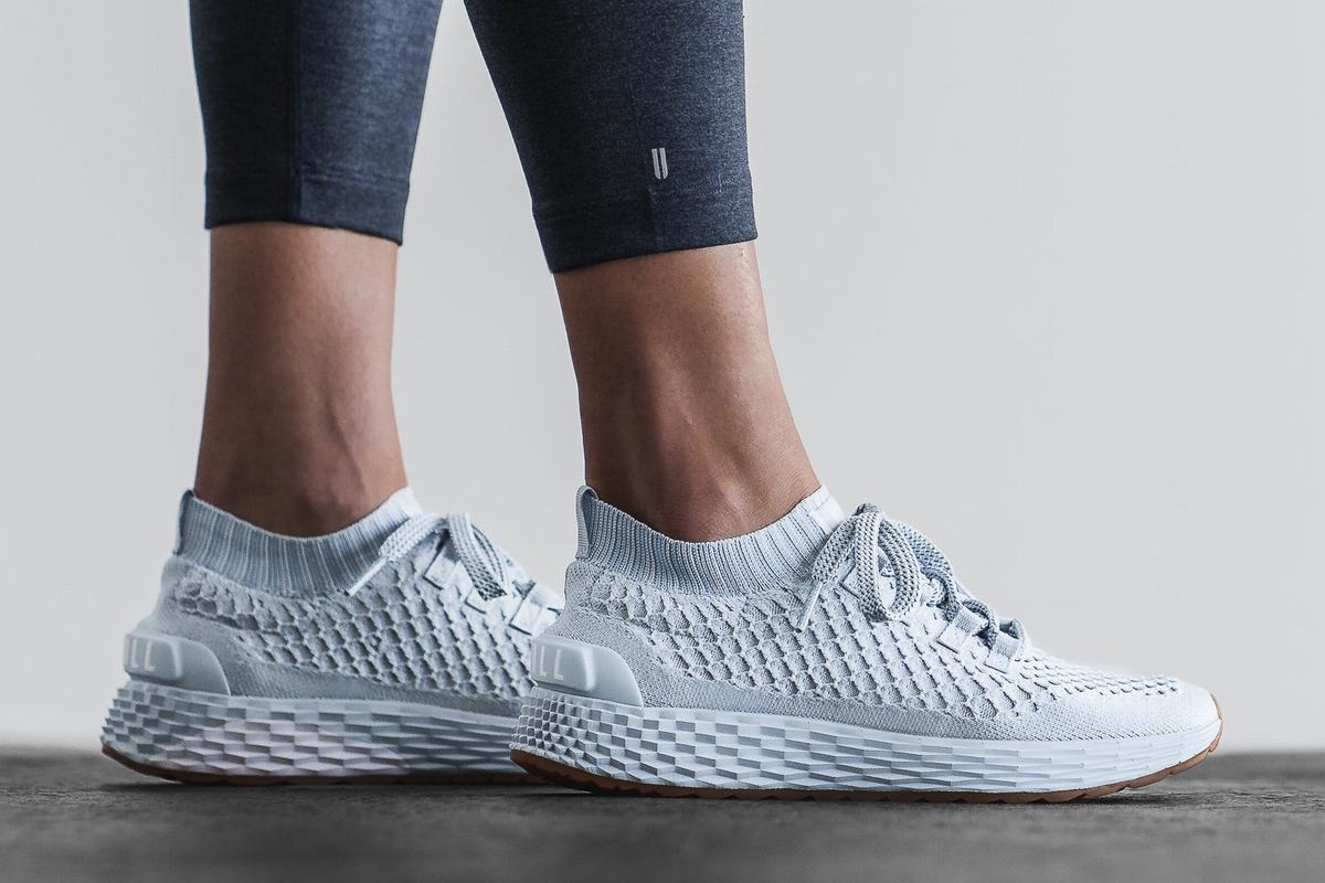 Chaussures Running Nobull Knit Runner Femme Bleu | AI4592706