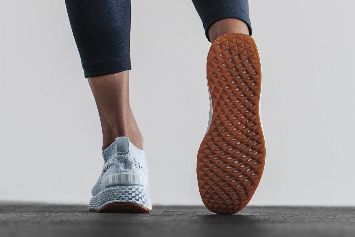 Chaussures Running Nobull Knit Runner Femme Bleu | AI4592706