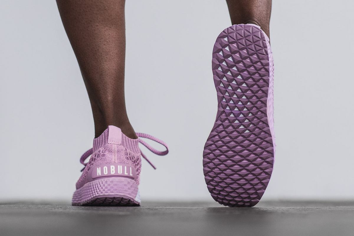 Chaussures Running Nobull Knit Runner Femme Violette | AN4816079