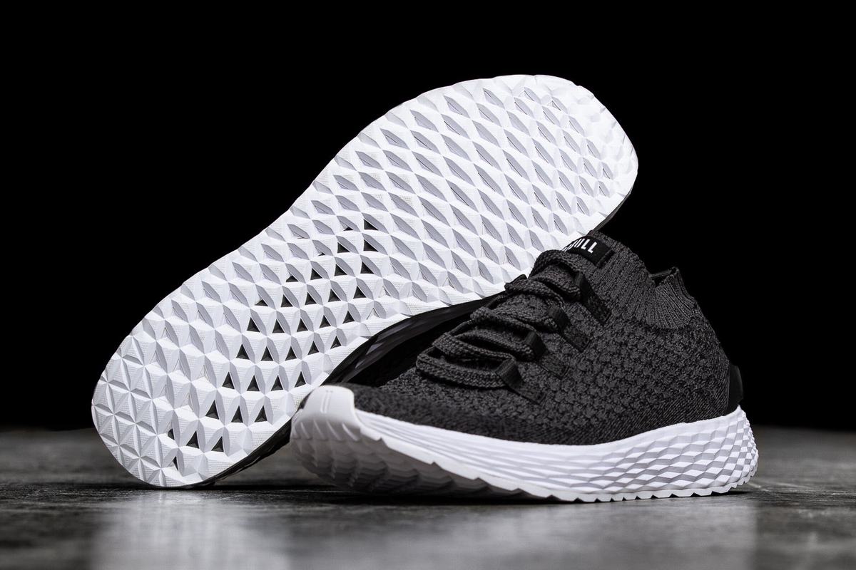 Chaussures Running Nobull Knit Runner Femme Grise Foncé | BY8907451