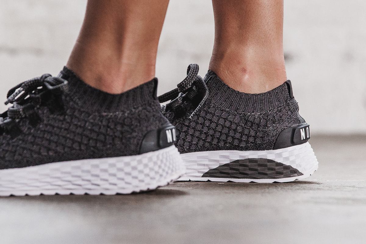 Chaussures Running Nobull Knit Runner Femme Grise Foncé | BY8907451