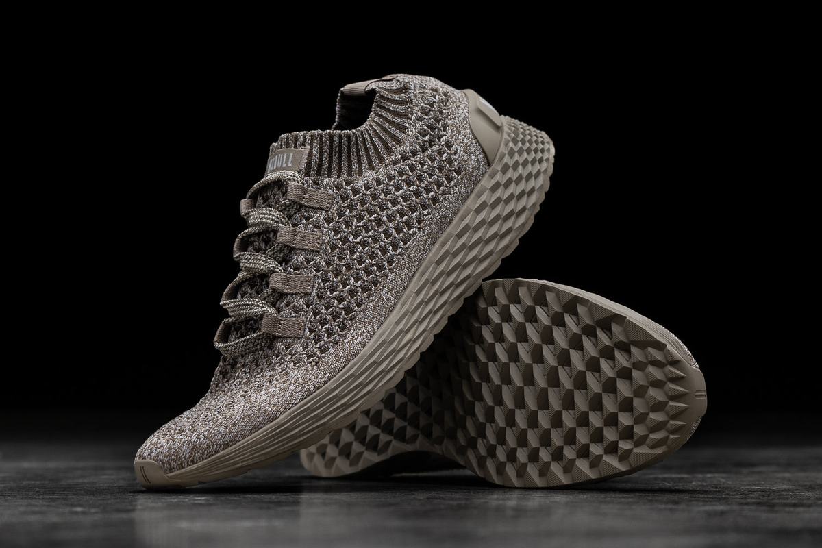 Chaussures Running Nobull Knit Runner Femme Kaki | GV8176945